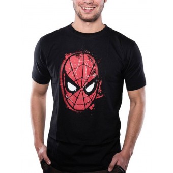 футболка Marvel Spiderman Mask / Человек-Паук (мужская, размер L, лицензия)
